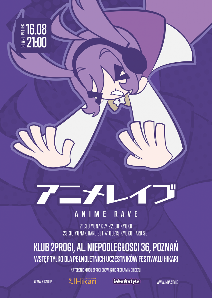inbastyle plakat anime rave
